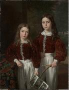 Portrait of Two Children, Probably the Sons of M. Almeric Berthier, comte de LaSalle unknow artist